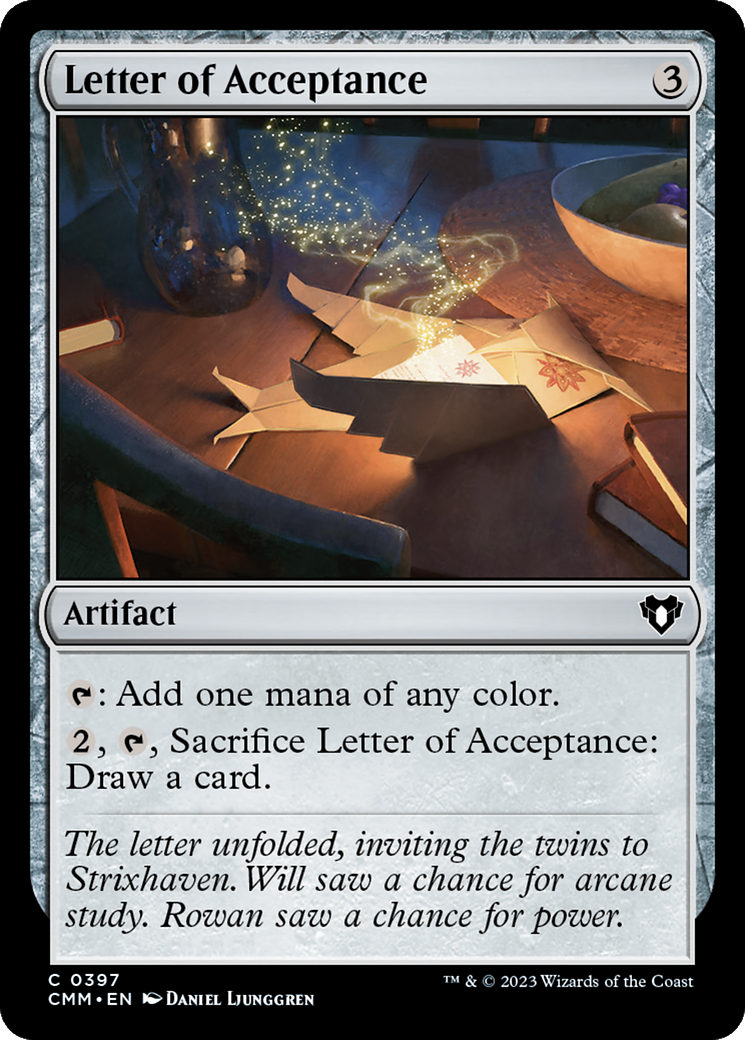 Letter of Acceptance (CMM) 397 - WZRD TCG