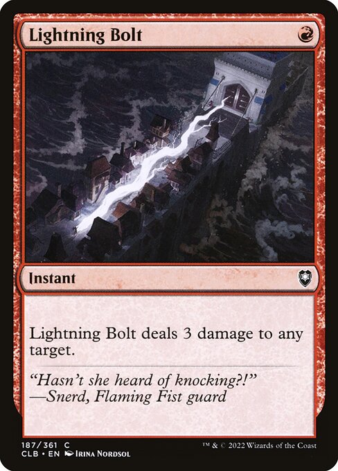 Lightning Bolt front