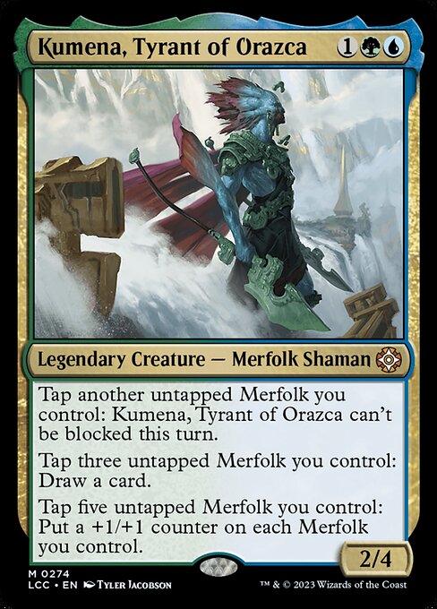 Kumena, Tyrant of Orazca front