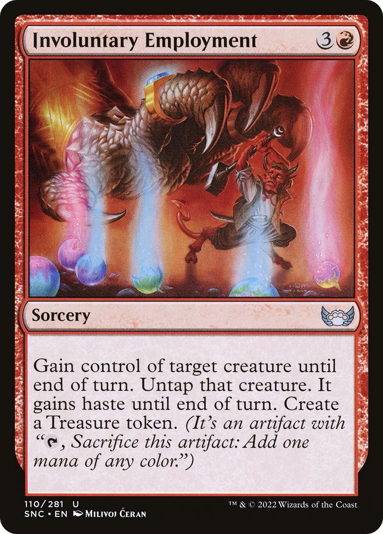 Involuntary Employment (SNC) 110 - WZRD TCG
