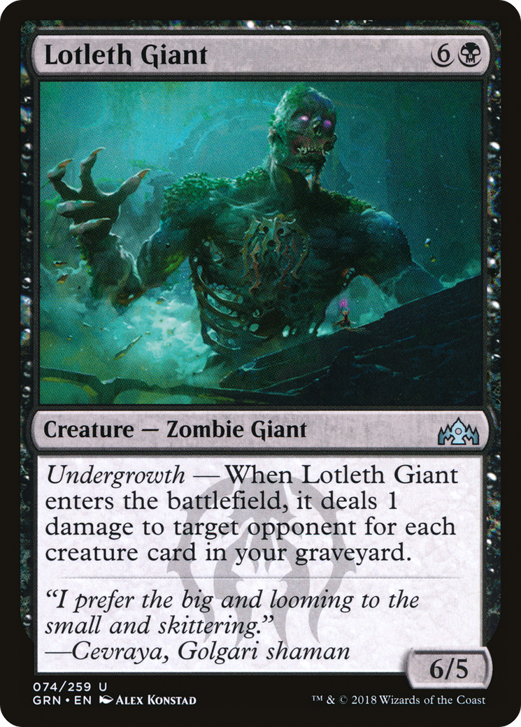 Lotleth Giant (GRN) 74 - WZRD TCG