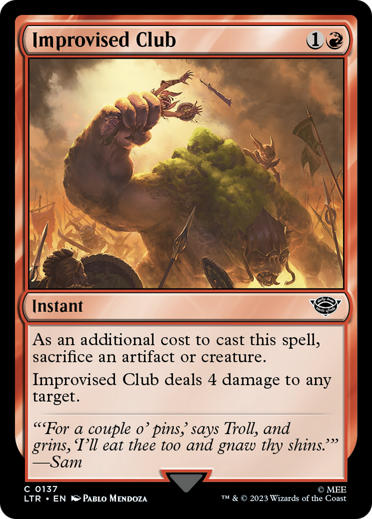 Improvised Club (LTR) 137 - WZRD TCG