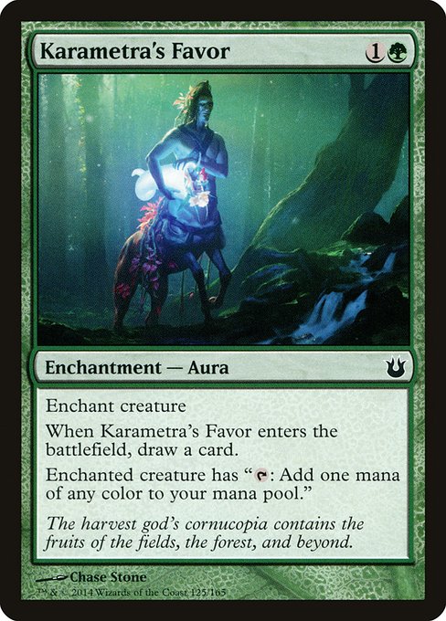 Karametra's Favor front