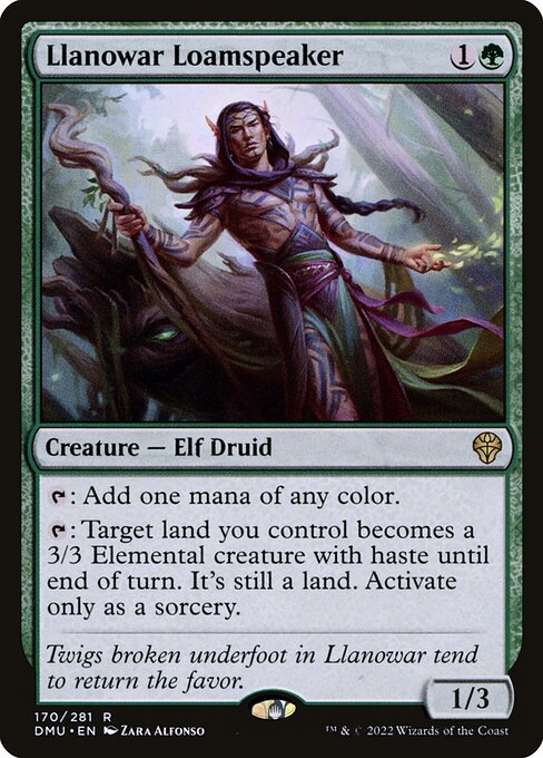 Llanowar Loamspeaker front