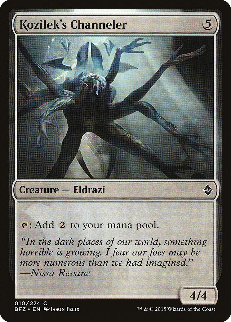 Kozilek's Channeler (BFZ) 10 - WZRD TCG