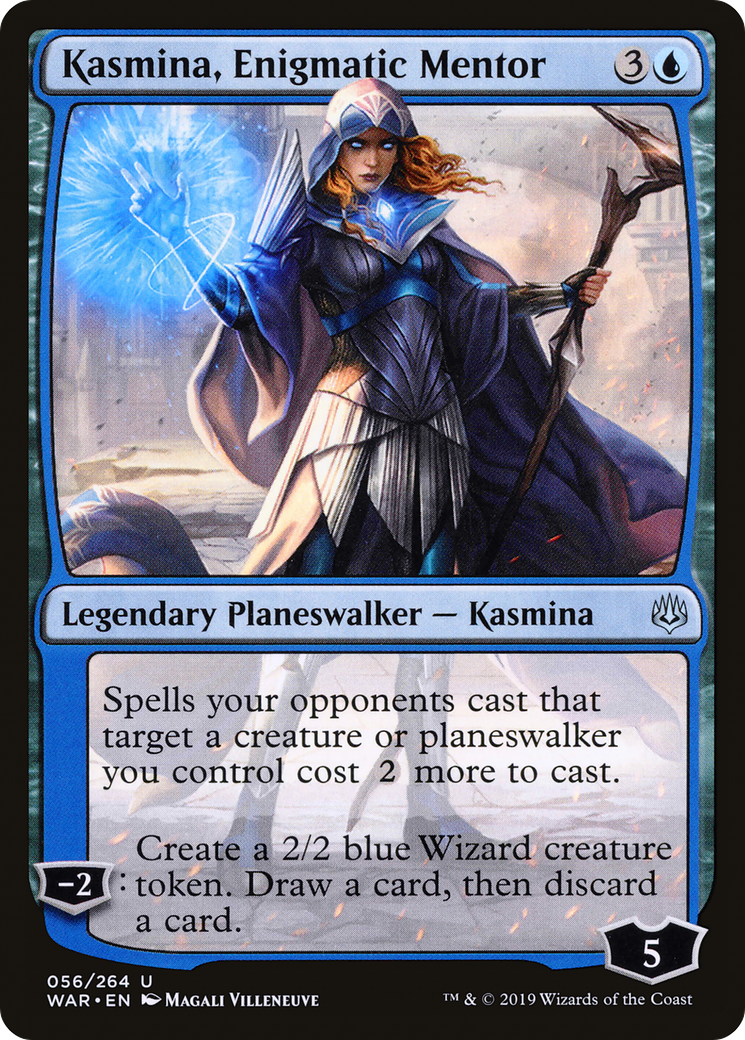 Kasmina, Enigmatic Mentor (WAR) 56 - WZRD TCG