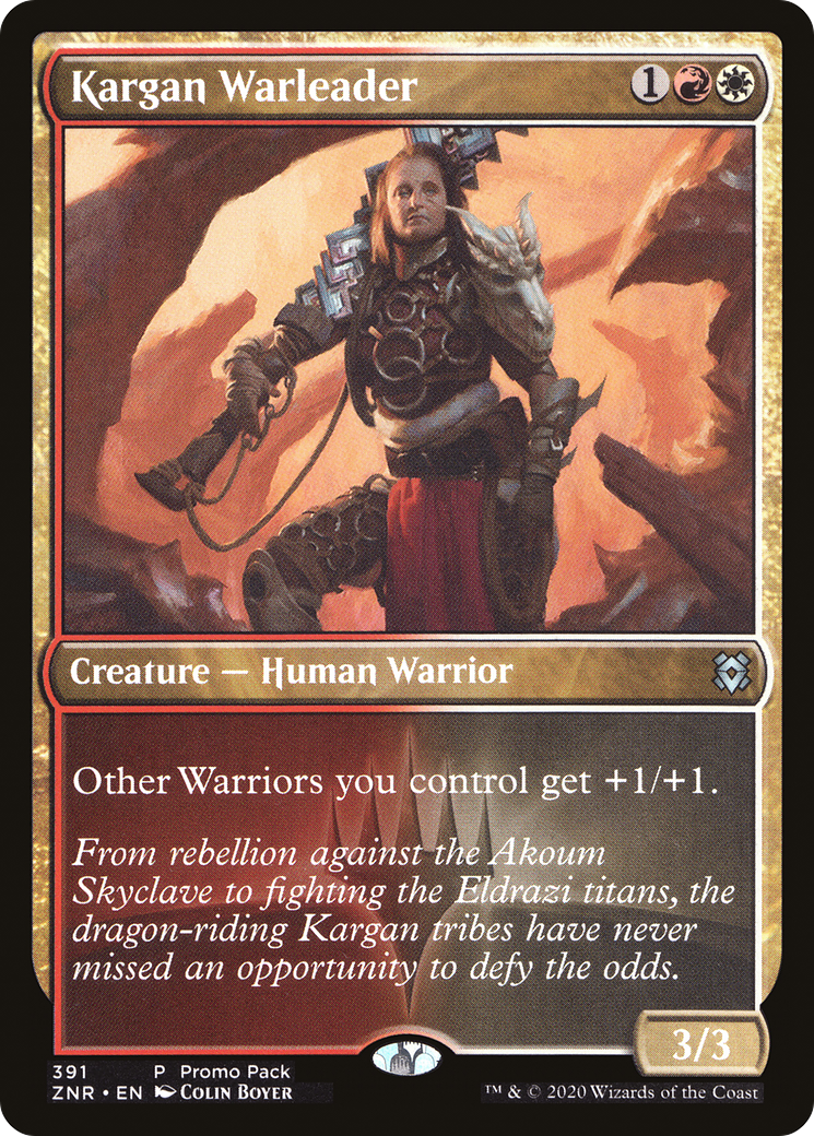 Kargan Warleader (ZNR) 391 - WZRD TCG