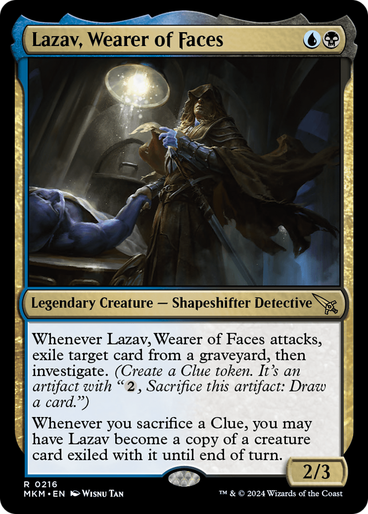 Lazav, Wearer of Faces (MKM) 216 - WZRD TCG