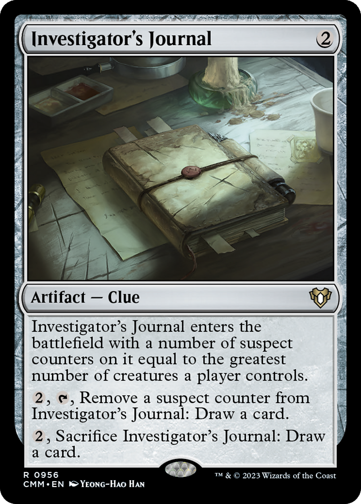 Investigator's Journal (CMM) 956 - WZRD TCG