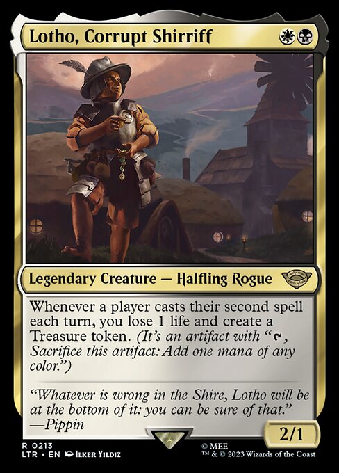 Lotho, Corrupt Shirriff front