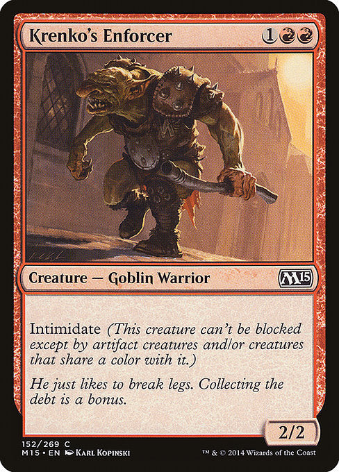 Krenko's Enforcer front