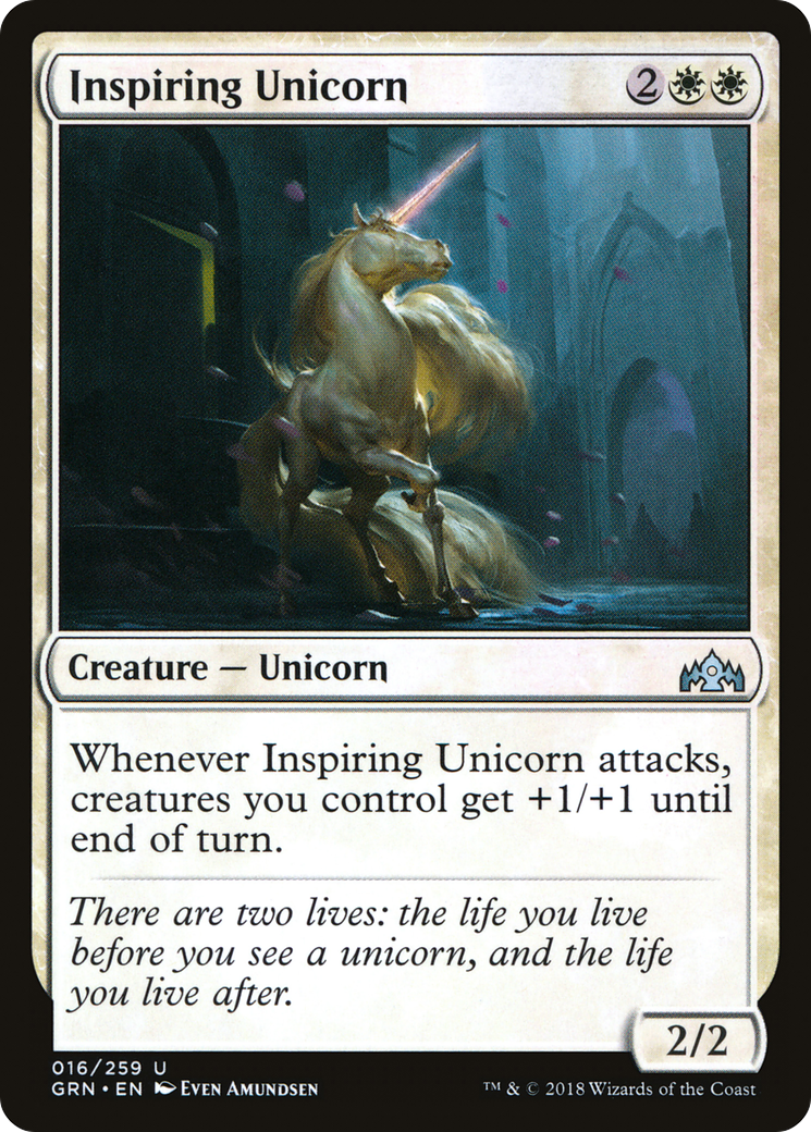 Inspiring Unicorn (GRN) 16 - WZRD TCG