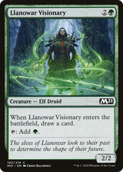 Llanowar Visionary (M21) 193 - WZRD TCG