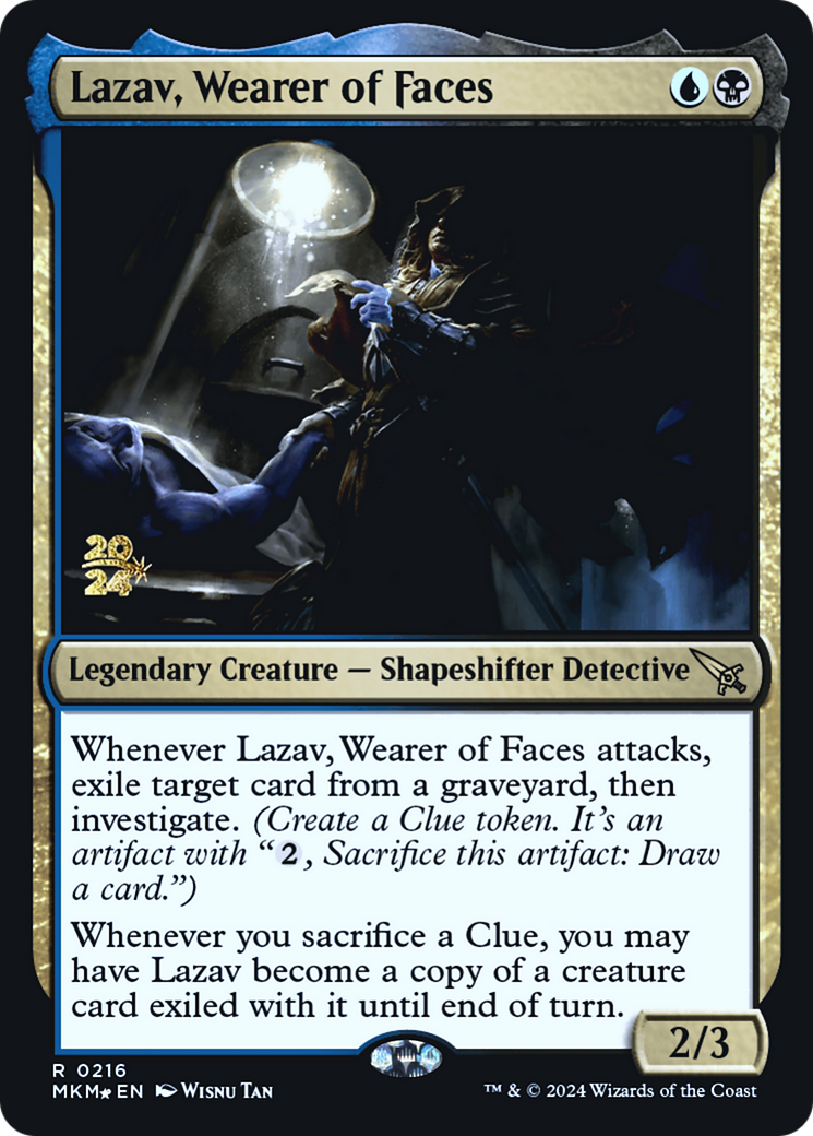 Lazav, Wearer of Faces (PMKM) 216s - WZRD TCG