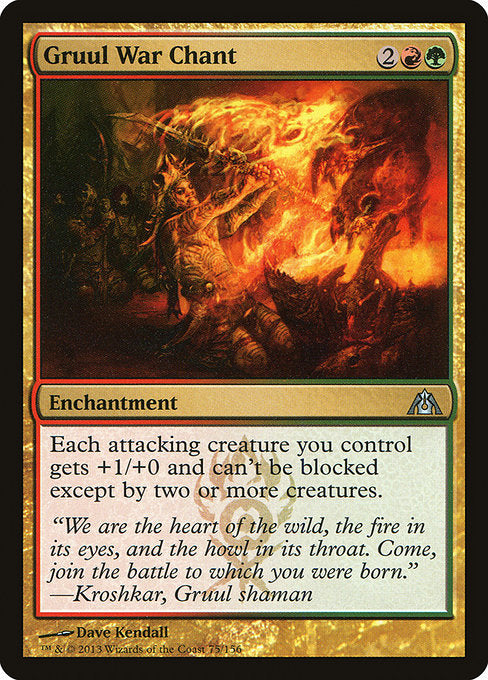 Gruul War Chant front