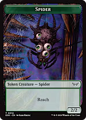 Insect // Spider Token (TDSK) 13 - WZRD TCG