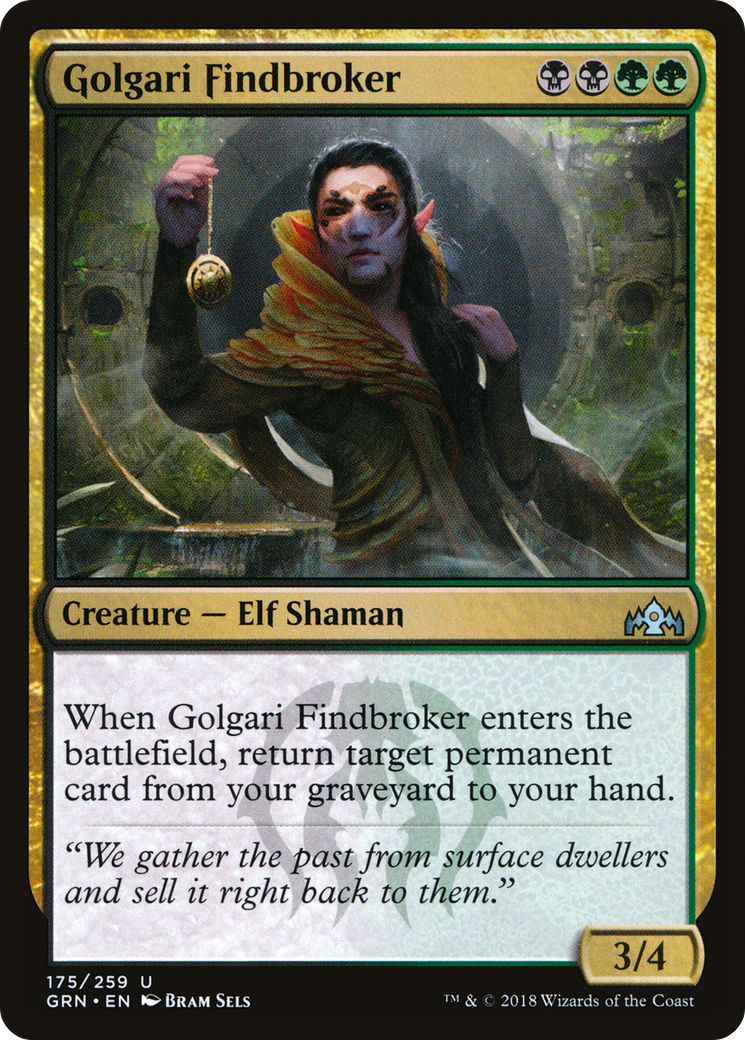 Golgari Findbroker (GRN) 175 - WZRD TCG