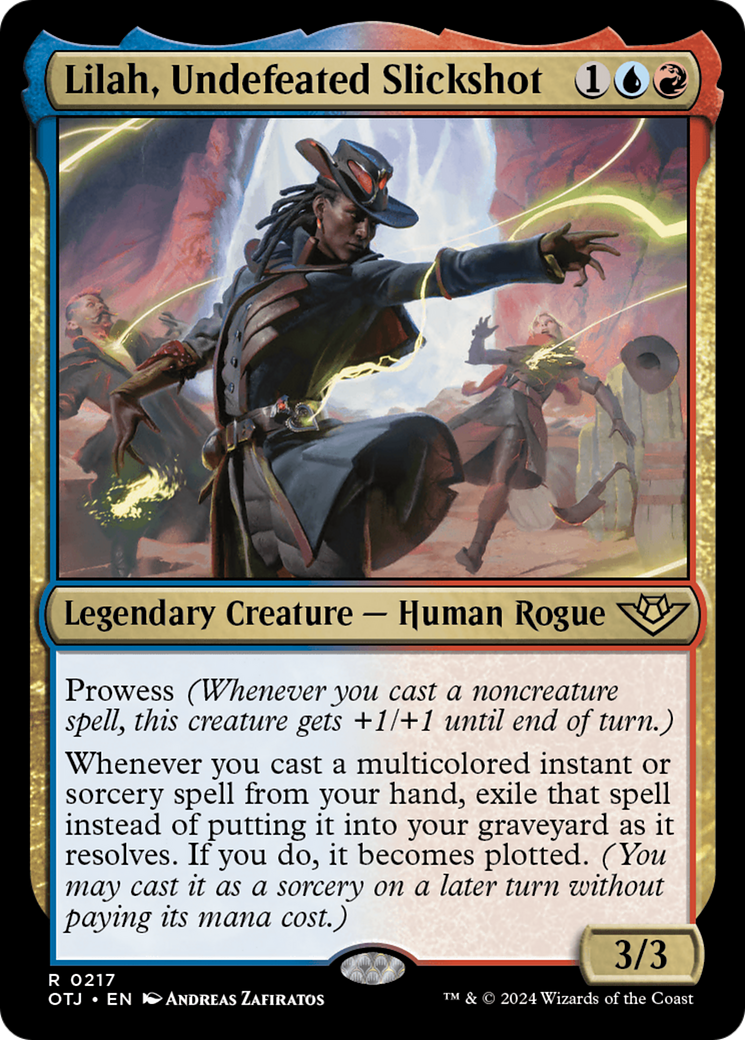 Lilah, Undefeated Slickshot (OTJ) 217 - WZRD TCG