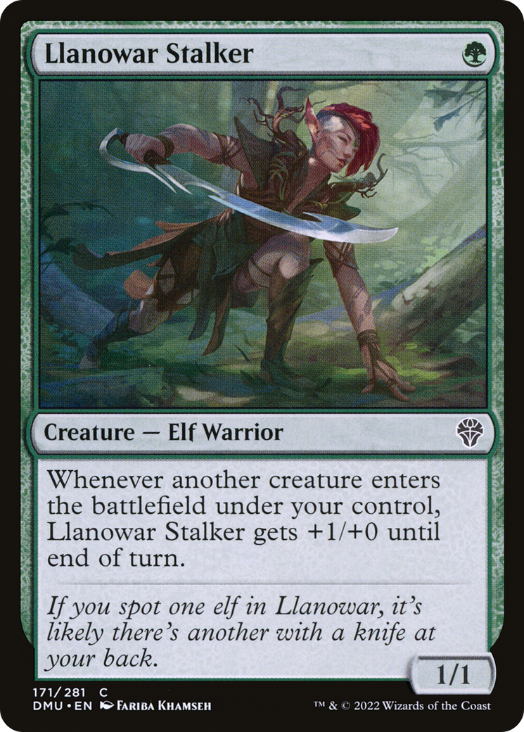 Llanowar Stalker (DMU) 171