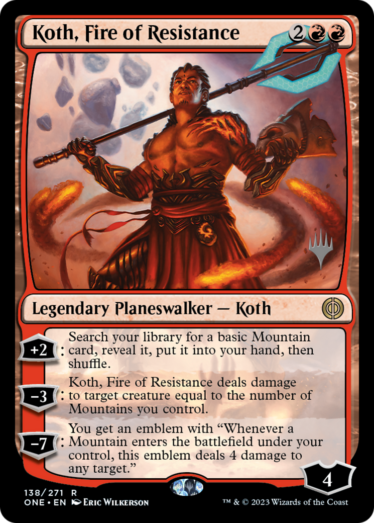 Koth, Fire of Resistance (PONE) 138p