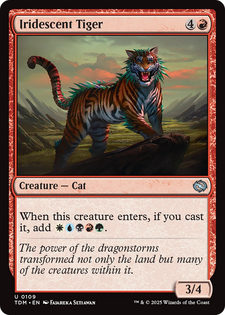Iridescent Tiger (TDM) 109 - WZRD TCG