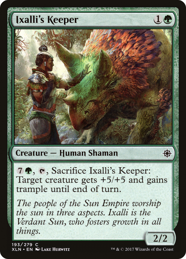 Ixalli's Keeper (XLN) 193 - WZRD TCG