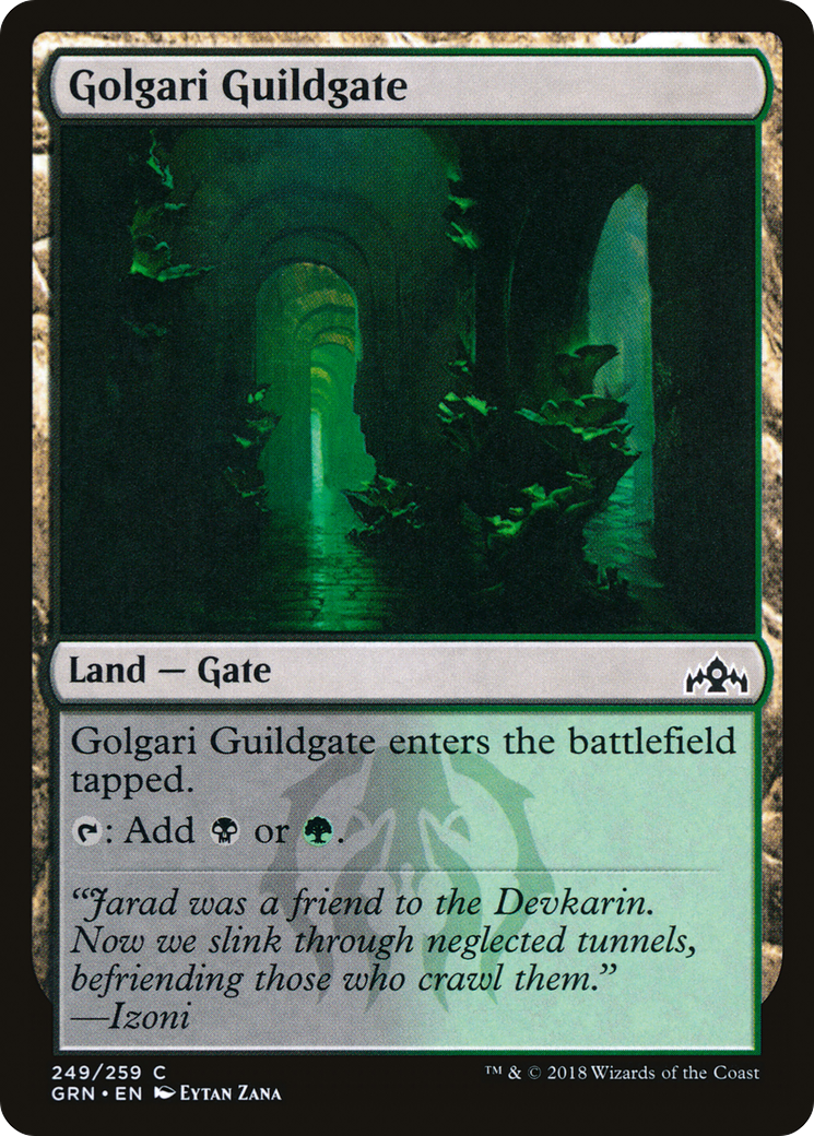 Golgari Guildgate (GRN) 249 - WZRD TCG