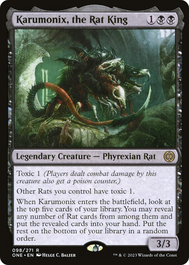 Karumonix, the Rat King (ONE) 98 - WZRD TCG