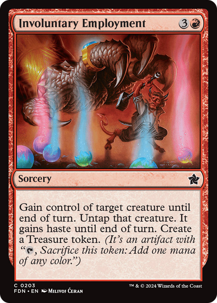 Involuntary Employment (FDN) 203 - WZRD TCG
