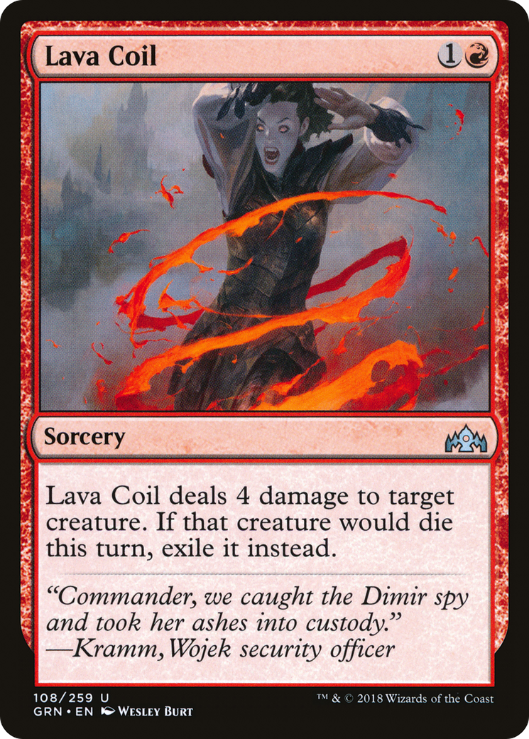 Lava Coil (GRN) 108 - WZRD TCG