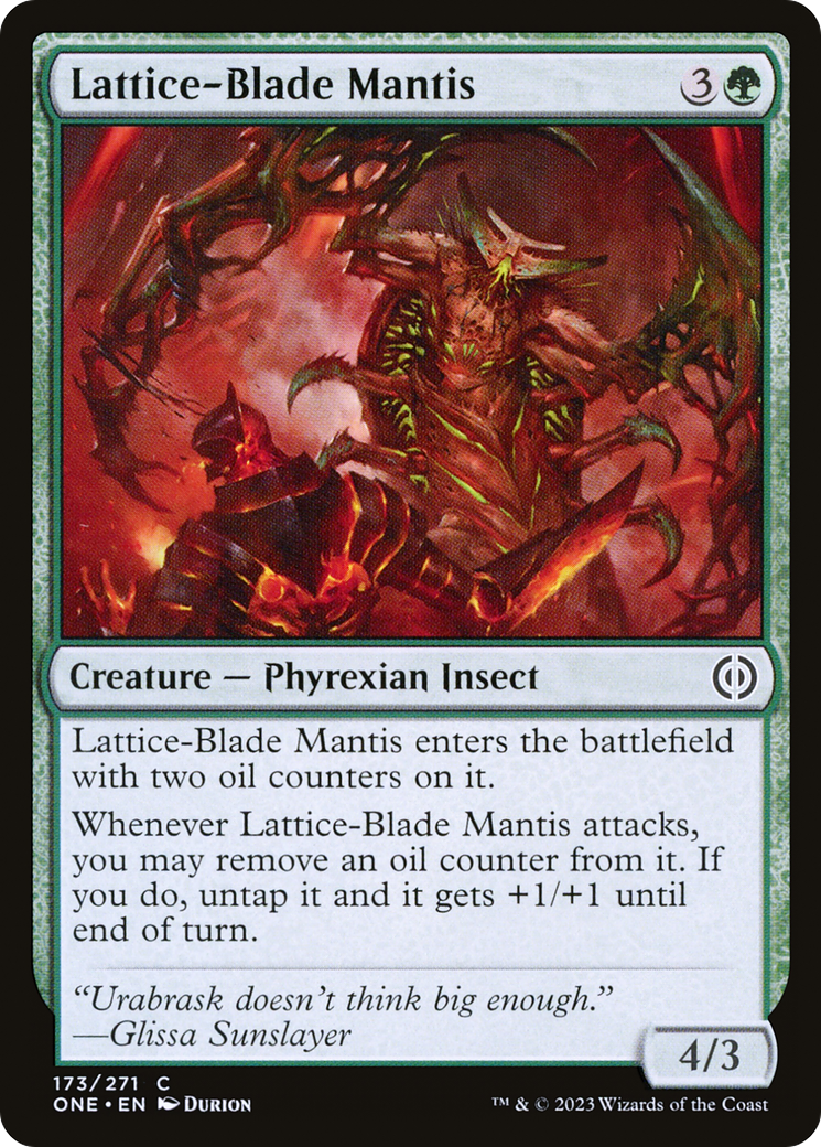 Lattice-Blade Mantis (ONE) 173