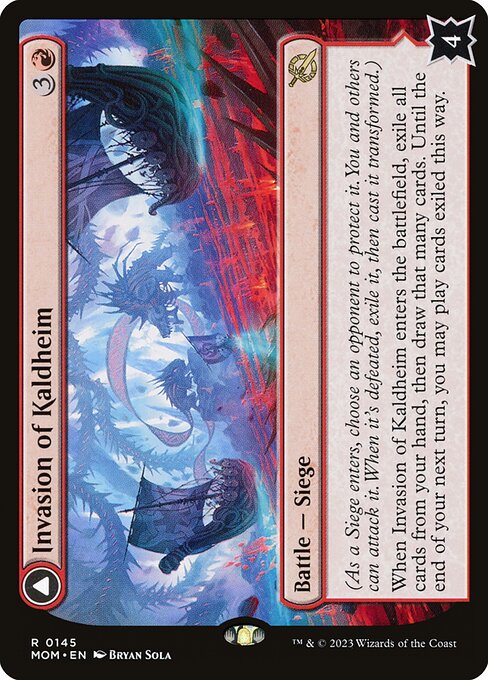 Invasion of Kaldheim // Pyre of the World Tree front