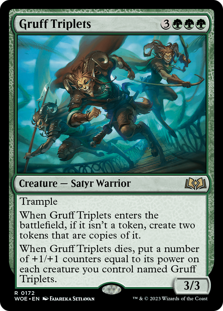 Gruff Triplets (WOE) 172 - WZRD TCG
