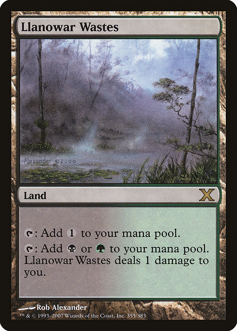 Llanowar Wastes front