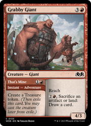 Grabby Giant (DFC) (WOE) 133 - WZRD TCG