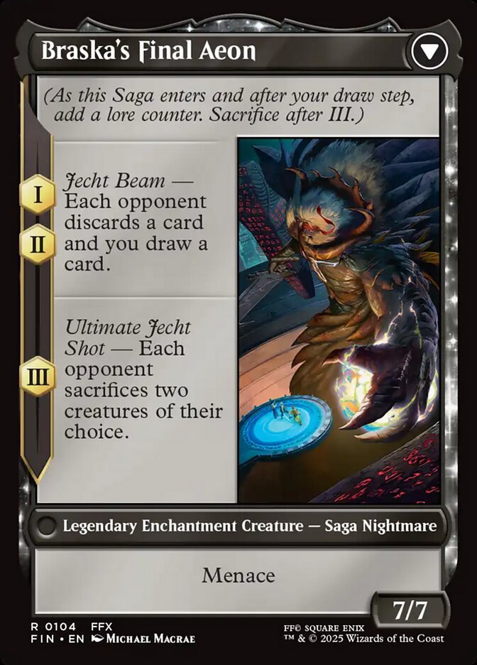 Jecht, Reluctant Guardian // Braska's Final Aeon (DFC) (FIN) 104 - WZRD TCG