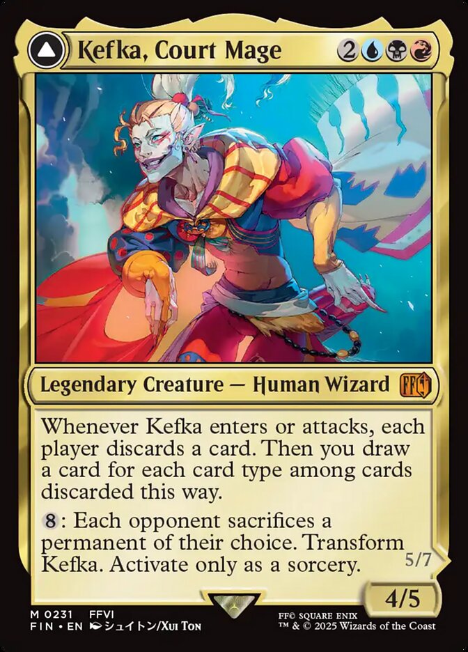 Kefka, Court Mage // Kefka, Ruler of Ruin (FIN) 231 - WZRD TCG