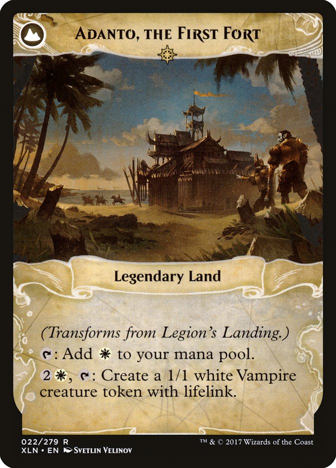 Legion's Landing // Adanto, the First Fort (DFC) (XLN) 22 - WZRD TCG