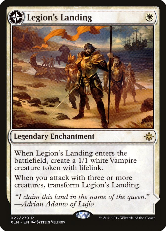 Legion's Landing // Adanto, the First Fort (DFC) (XLN) 22 - WZRD TCG