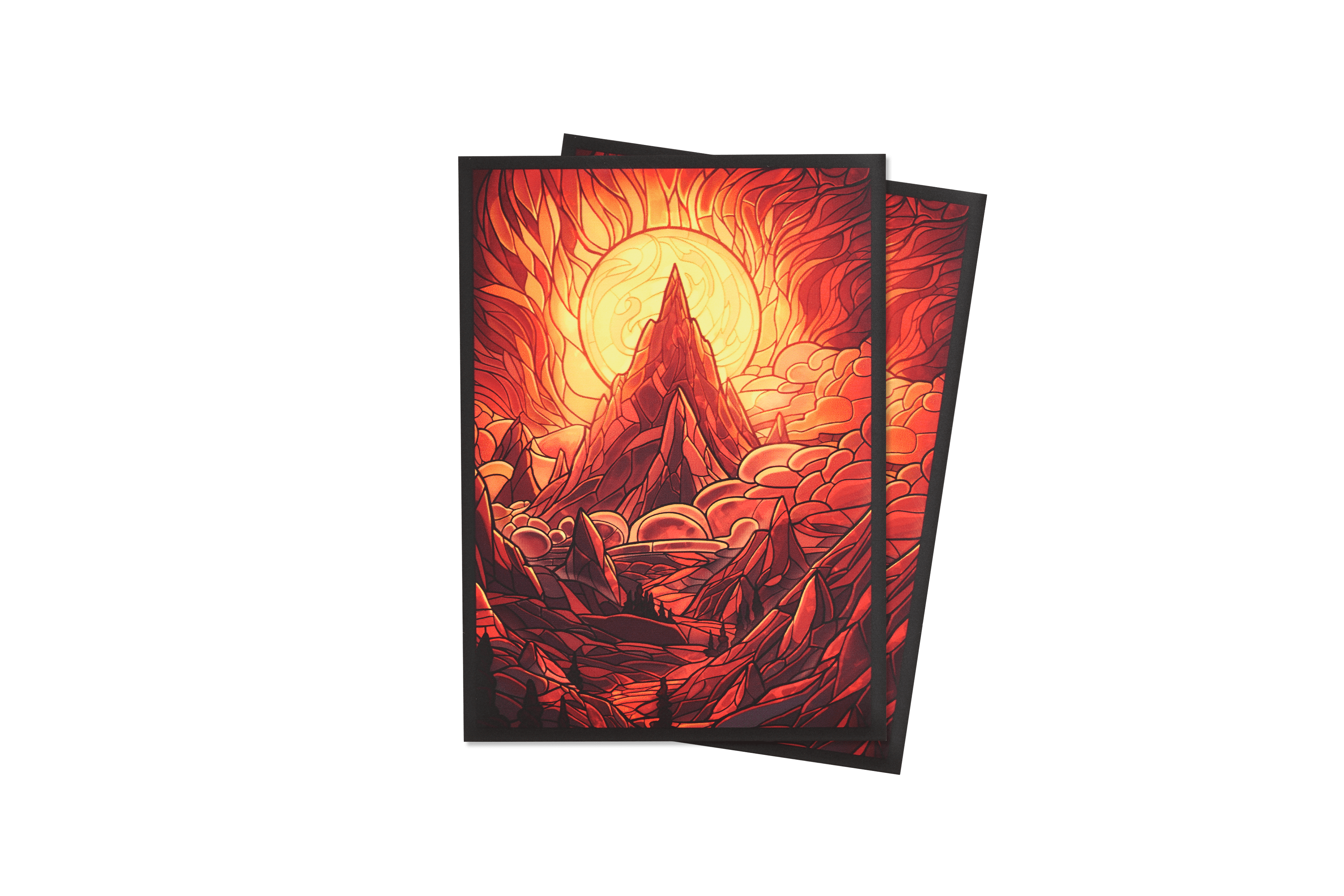 Arcane Fortress Matte Artwork Sleeves - Burning Mountain