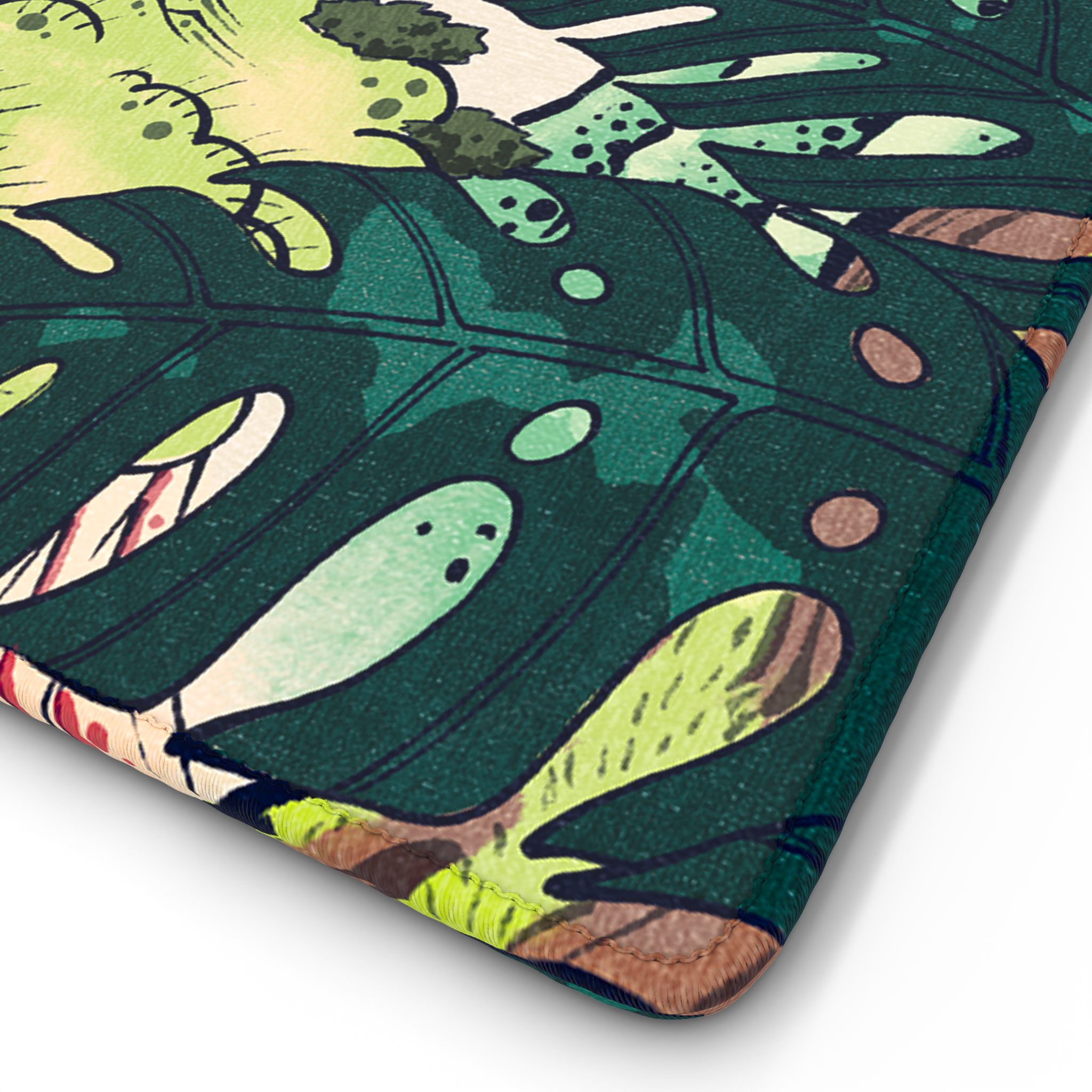 Standard Playmat 24" x 14" (Stitched) - Verdant Sanctuary