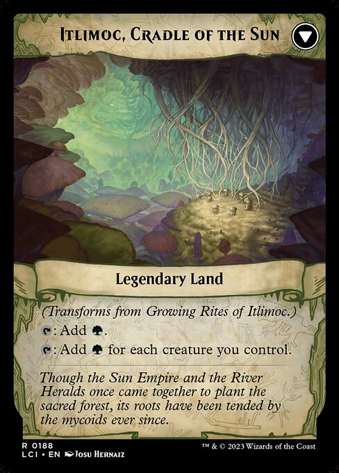 Growing Rites of Itlimoc // Itlimoc, Cradle of the Sun (Back)