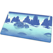 Standard Playmat 24" x 14" (Stitched) - Echoes of the deep