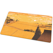 Standard Playmat 24" x 14" (Stitched) - Dusk over Edo