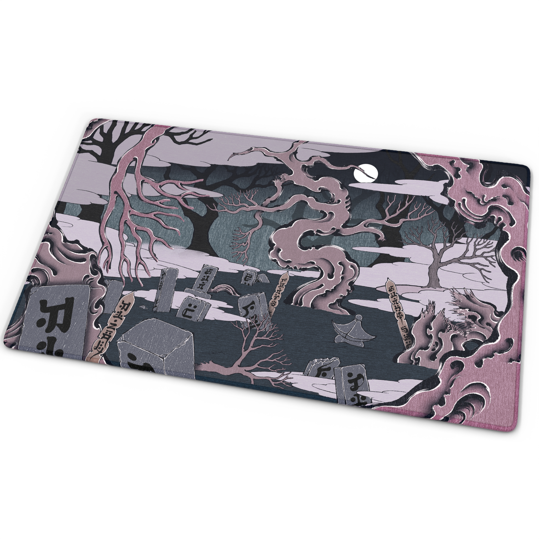 Standard Playmat 24" x 14" (Stitched) - Marsh of the unspoken