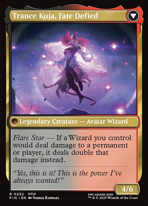 Kuja, Genome Sorcerer // Trance Kuja, Fate Defied (Back)