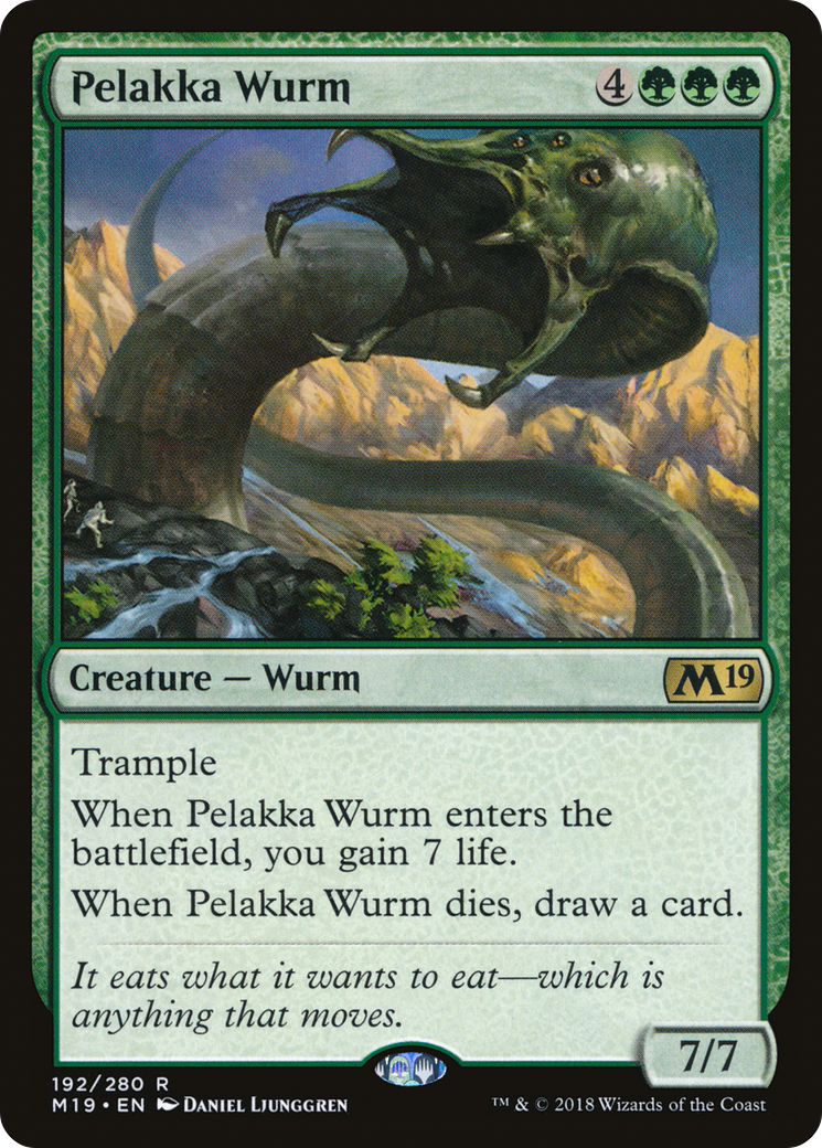 Pelakka Wurm (M19) 192 - WZRD TCG