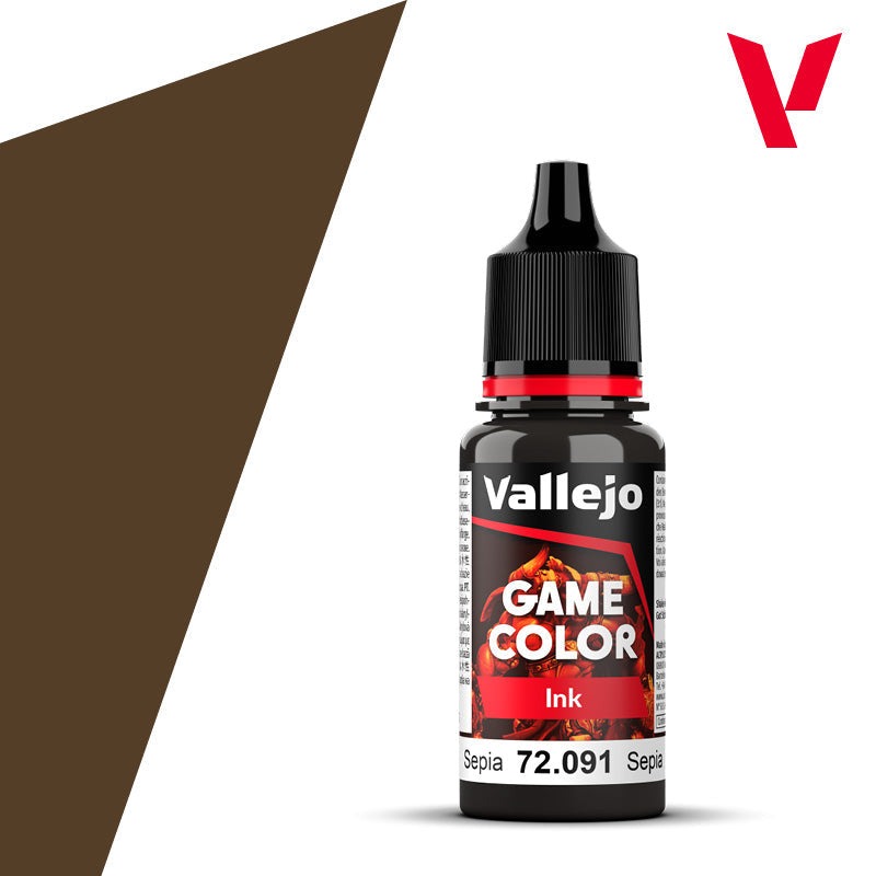 72.091 Sepia Ink - 18ml - Vallejo Game Ink