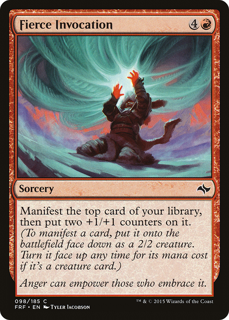 Fierce Invocation (FRF) 98 - WZRD TCG
