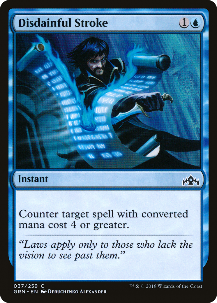 Disdainful Stroke (GRN) 37 - WZRD TCG